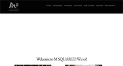 Desktop Screenshot of msquaredwines.com