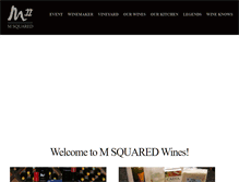 Tablet Screenshot of msquaredwines.com